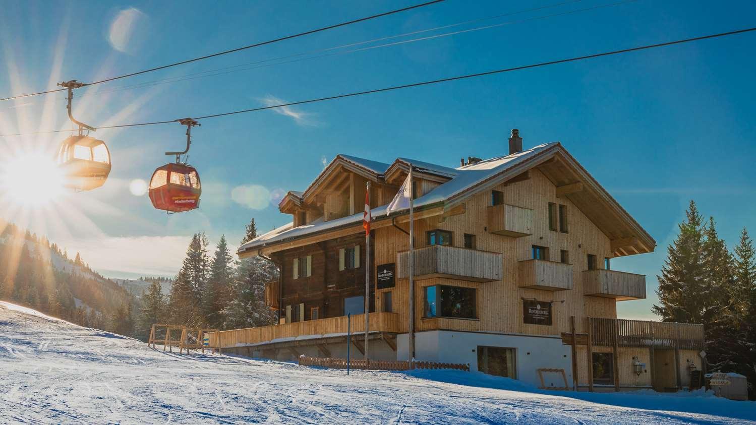 Rinderberg Lodge Zweisimmen Esterno foto