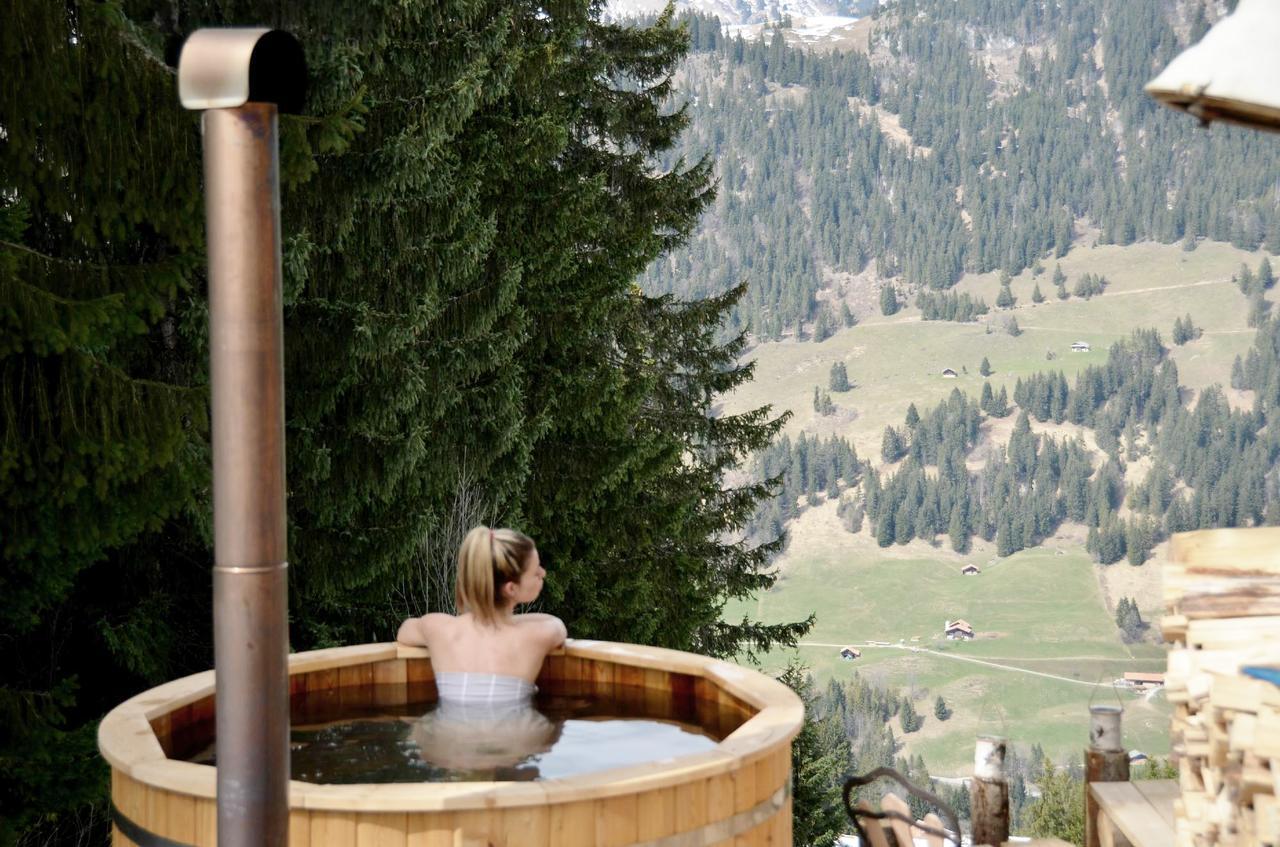 Rinderberg Swiss Alpine Lodge Zweisimmen Esterno foto