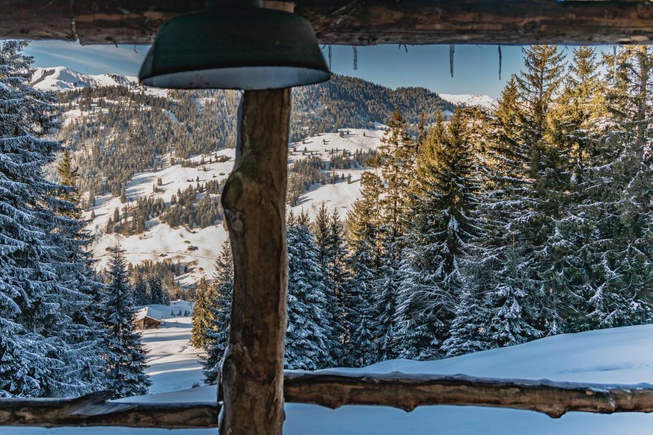 Rinderberg Lodge Zweisimmen Esterno foto